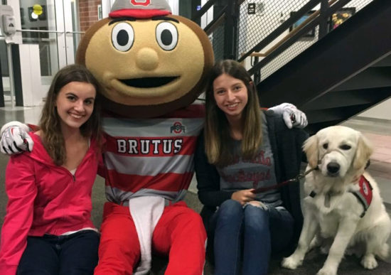Animal-assisted therapy with The Ohio State University’s (OSU) Aphasia Initiative.